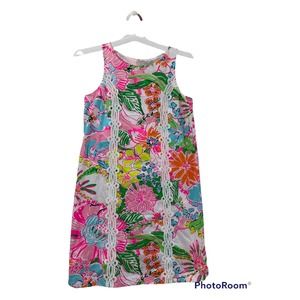 Lilly Pulitzer 20th Anniversary Nosey Posey Sheath Dress Size XL (14/16)